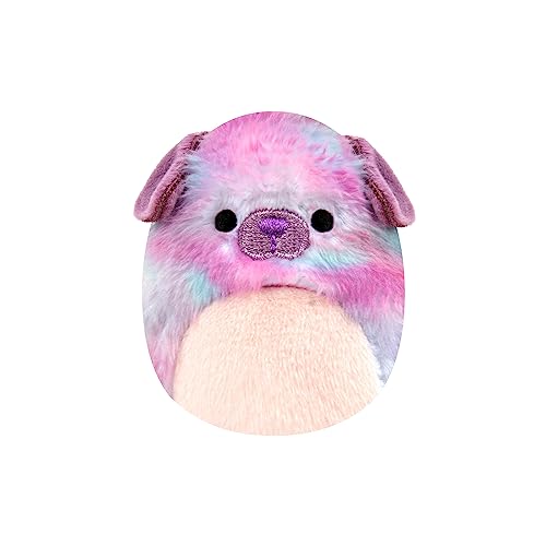 Squishville by Original Squishmallows Purple Pals Squad Plush - Six 2-Inch Squishmallows Plush Including Bashira, Mollie, Carlota, Patrick, Rida, and Jazzy - Toys for Kids