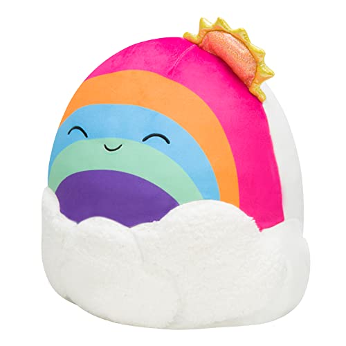 Squishmallows Original 14-Inch Sunshine Rainbow with Clouds - Large Ultrasoft Official Jazwares Plush