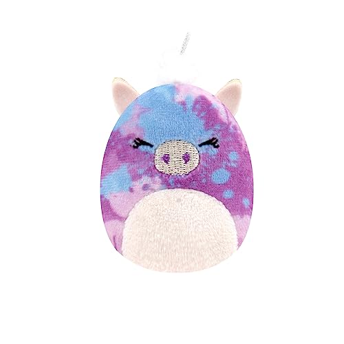 Squishville by Original Squishmallows Purple Pals Squad Plush - Six 2-Inch Squishmallows Plush Including Bashira, Mollie, Carlota, Patrick, Rida, and Jazzy - Toys for Kids