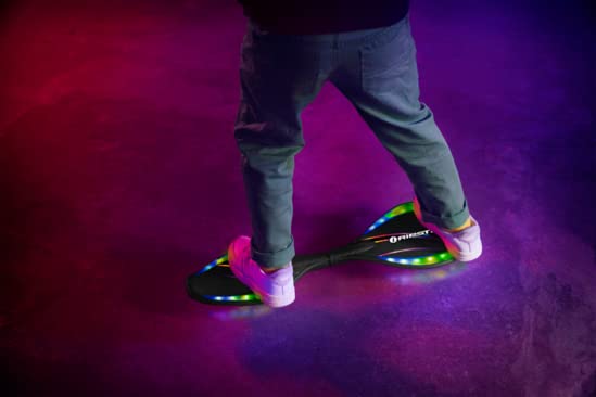 Razor Black Label RipStik Ripster Light Up–Two Wheel Caster Board with Multi-Color LED Lights, Compact and Lightweight, for Kids and Teens