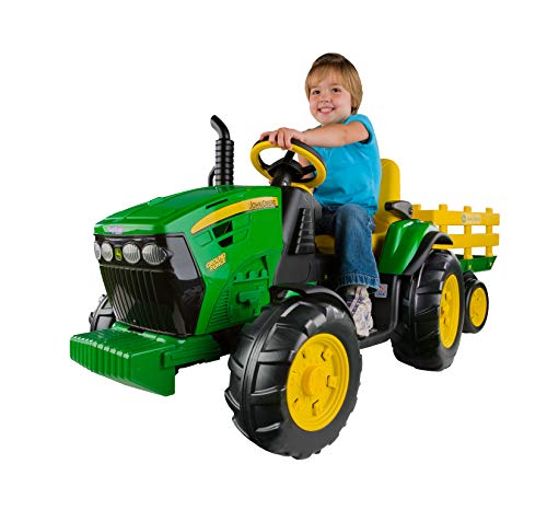 Peg Perego John Deere Ground Force Tractor with Trailer