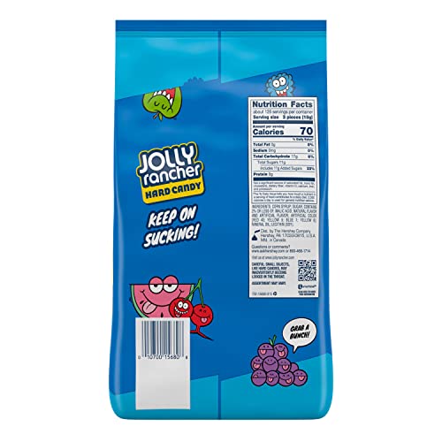 JOLLY RANCHER Assorted Fruit Flavored, Christmas Candy Bulk Bag, 5 lb (360 Pieces)