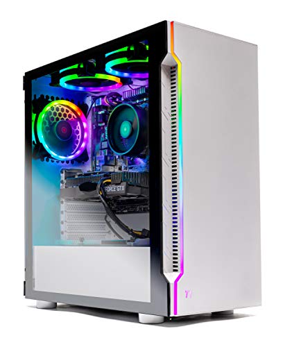 Skytech Archangel Gaming Computer PC Desktop – Ryzen 5 3600 3.6GHz, GTX 1660 Super 6G, 500GB SSD, 16GB DDR4 3200MHz, RGB Fans, Windows 11 Home 64-bit, 802.11AC Wi-Fi