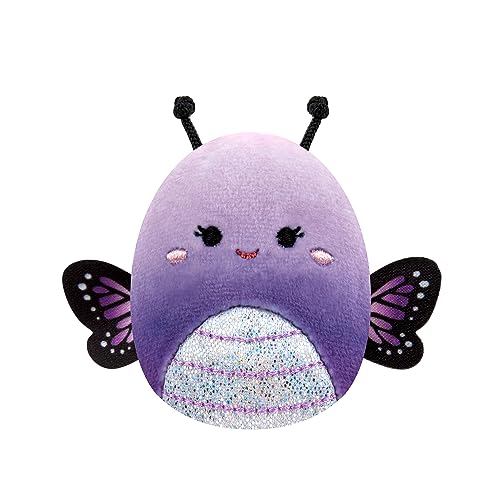 Squishville by Original Squishmallows Purple Pals Squad Plush - Six 2-Inch Squishmallows Plush Including Bashira, Mollie, Carlota, Patrick, Rida, and Jazzy - Toys for Kids