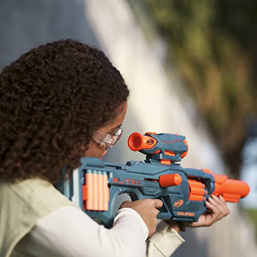 NERF Elite 2.0 Eaglepoint RD-8 Blaster - 8-Dart Drum, Detachable Scope and Barrel, 16 Official Elite Darts, Bolt Action