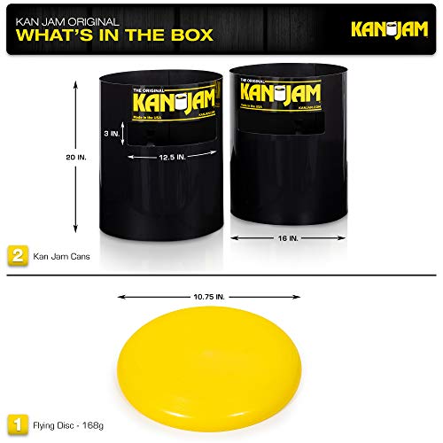 Kan Jam Original Disc Toss Game - Kan Jam Rookie, PRO and To-Go Disc Golf Sets with Illuminate LED Frisbee Versions