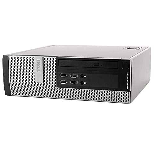 Dell Optiplex 9020 Desktop Computer PC, Intel Quad-Core i5, 500GB HDD Storage, 8GB DDR3 RAM, Windows 10 Pro, DVD, WiFi, 20in Monitor, RGB Productivity Bundle (Renewed)