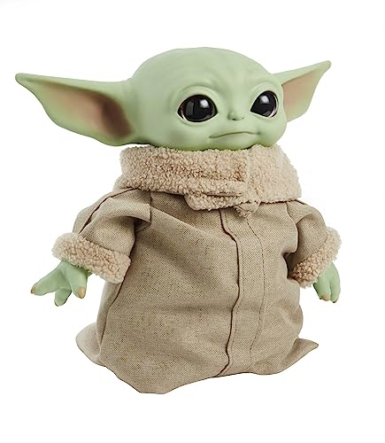 Star Wars Grogu Plush Toy, Character Figure with Soft Body. Inspired by Star Wars the Mandalorian, 11-Inch