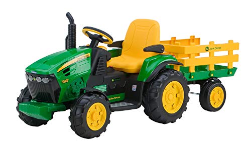 Peg Perego John Deere Ground Force Tractor with Trailer