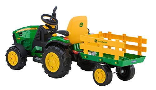 Peg Perego John Deere Ground Force Tractor with Trailer