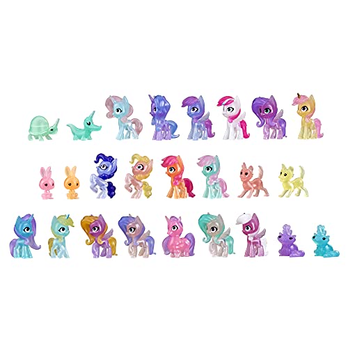 My Little Pony: A New Generation Movie Snow Party Countdown Advent Calendar Toy for Kids - 25 Surprise Pieces, Including 16 Pony Figures (Amazon Exclusive)