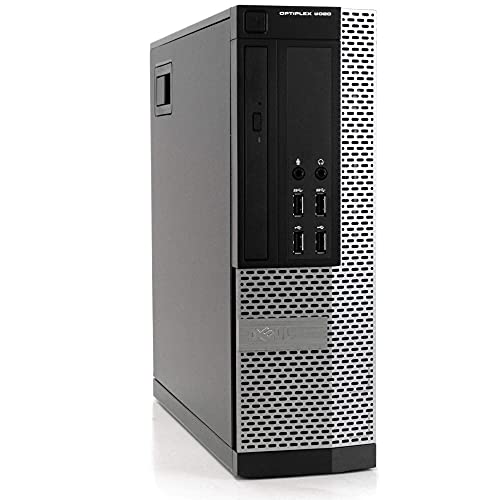 Dell Optiplex 9020 Desktop Computer PC, Intel Quad-Core i5, 500GB HDD Storage, 8GB DDR3 RAM, Windows 10 Pro, DVD, WiFi, 20in Monitor, RGB Productivity Bundle (Renewed)