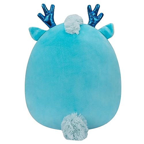 Squishmallows Original 12-Inch Xam Aqua Kirin - Medium-Sized Ultrasoft Official Jazwares Plush