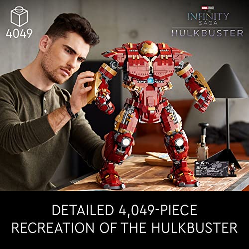 LEGO Marvel Hulkbuster 76210 Building Set - Avengers Movie Inspired Building Set with Minifigure, Authentic Display Model for Adults and Age of Ultron Enthusiasts Ages 18+