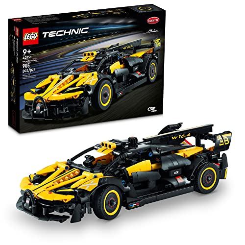 LEGO Technic Bugatti Bolide 42151 Buildable Model Race Car Set, Bugatti Toy for Fans of Engineering, Collectible Sports Car Construction Kit, Gift for Christmas for Boys, Girls and Teens Ages 9 and Up