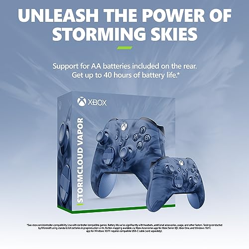 Xbox Special Edition Wireless Controller – Stormcloud Vapor – Xbox Series X|S, Xbox One, and Windows Devices