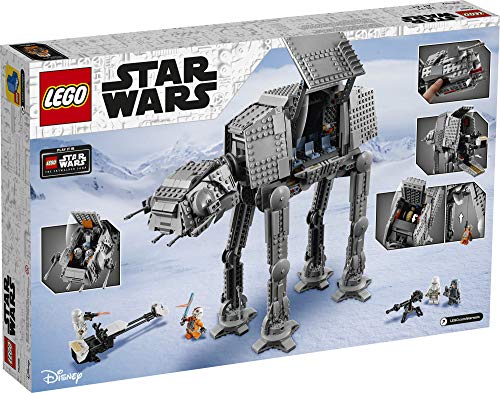 LEGO Star Wars at-at Walker 75288 Building Toy, 40th Anniversary Collectible Figure Set, Room Décor, Gift Idea for Kids, Boys & Girls with 6 Minifigures