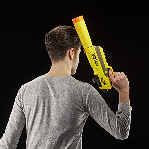 NERF Fortnite SP-L Elite Dart Blaster with Detachable Barrel and 6 Official Nerf Fortnite Elite Darts (Amazon Exclusive)