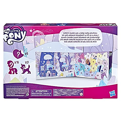 My Little Pony: A New Generation Movie Snow Party Countdown Advent Calendar Toy for Kids - 25 Surprise Pieces, Including 16 Pony Figures (Amazon Exclusive)