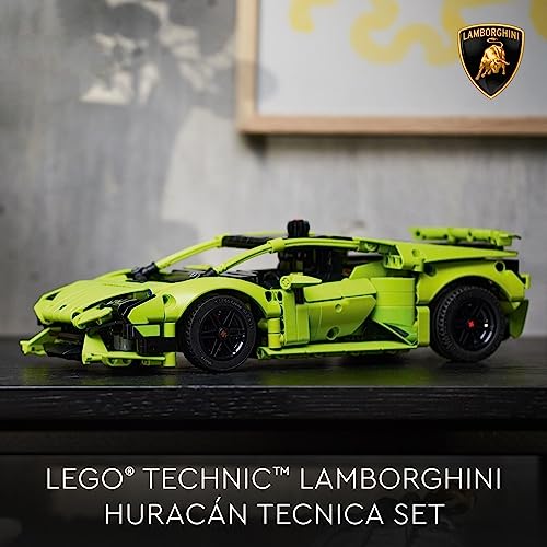 LEGO Technic Lamborghini Huracán Tecnica 42161 Advanced Sports Car Building Kit, Lamborghini Toy, STEM Gift for Christmas for Kids Ages 9 and Up who Love Engineering and Collecting Sports Car Toys