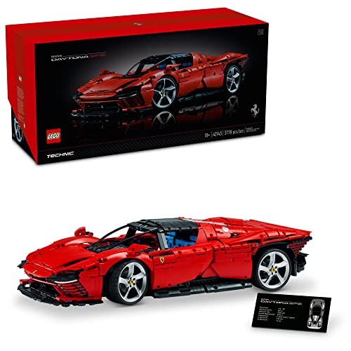 LEGO Technic Ferrari Daytona SP3 42143, Race Car Model Building Kit, 1:8 Scale Advanced Collectible Set for Adults, Ultimate Cars Concept Series, Great Anniversary and Father's Day Gift for Car Lover