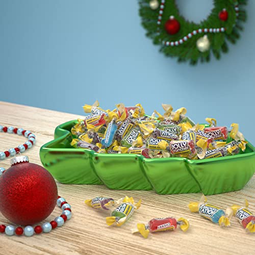 JOLLY RANCHER Assorted Fruit Flavored, Christmas Candy Bulk Bag, 5 lb (360 Pieces)