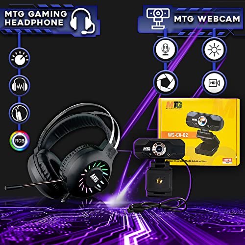 TechMagnet Gaming Desktop PC, Intel i5 4th Gen, Zeus Pro 4, GT 1030 2GB DDR5, 16GB RAM ARGB, 256GB SSD + 1TB HDD, MTG 24 Inch 144hz Curved Gaming Monitor, RGB Kit, Win 10 Pro (Renewed)