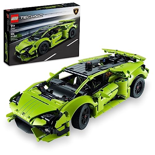 LEGO Technic Lamborghini Huracán Tecnica 42161 Advanced Sports Car Building Kit, Lamborghini Toy, STEM Gift for Christmas for Kids Ages 9 and Up who Love Engineering and Collecting Sports Car Toys