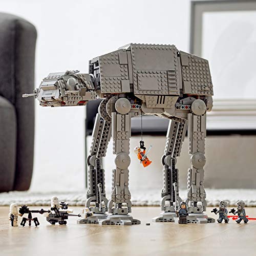 LEGO Star Wars at-at Walker 75288 Building Toy, 40th Anniversary Collectible Figure Set, Room Décor, Gift Idea for Kids, Boys & Girls with 6 Minifigures