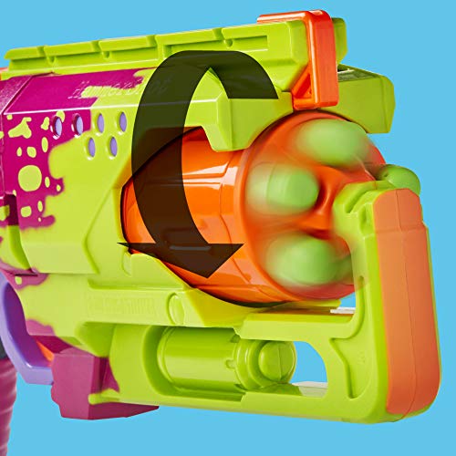 NERF Zombie Strike Hammershot Blaster, 5 Official Darts - Color Scheme (Amazon Exclusive)