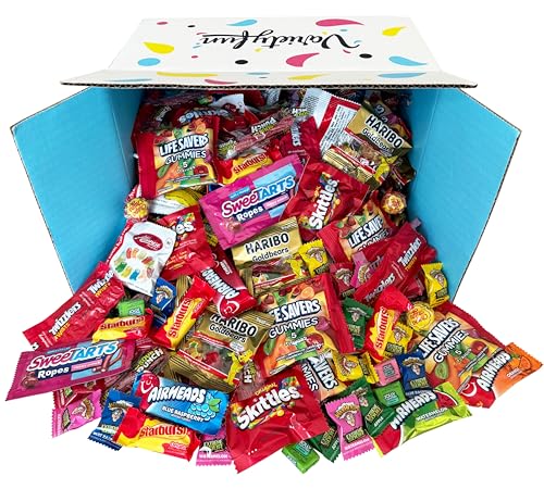 Bulk Assorted Fruit Candy - Starburst, Skittles, Gummy Life Savers, Air Heads, Jolly Rancher, Sour Punch, Haribo Gold-Bears, Gummy Bears & Twizzlers (96 Oz Variety Pack)