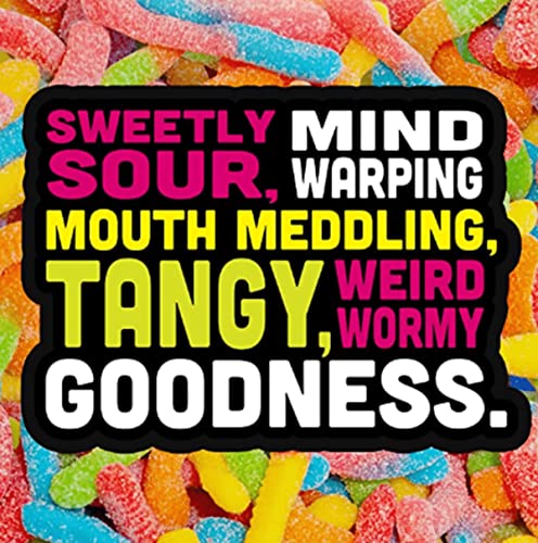 Trolli Sour Brite Crawlers Candy, Original Flavored Sour Gummy Worms, 7.2 Ounce