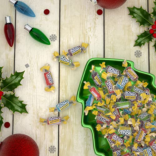 JOLLY RANCHER Assorted Fruit Flavored, Christmas Candy Bulk Bag, 5 lb (360 Pieces)