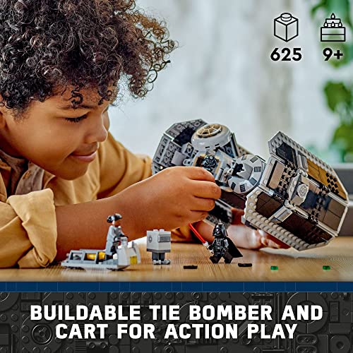 LEGO Star Wars TIE Bomber 75347 Model Building Kit, Star Wars Toy Starfighter with Gonk Droid Figure, Darth Vader Minifigure and Lightsaber, Collectible Star Wars Gift for Christmas for 9 Year Olds