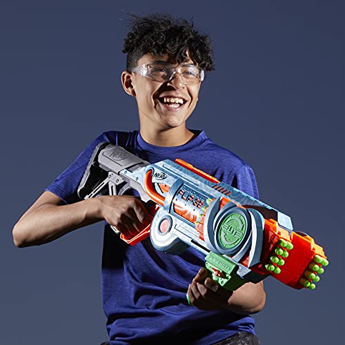 Nerf Elite 2.0 Flipshots Flip-32 Blaster with 32 Dart Barrels That Flip to Double Your Firepower, 32-Dart Capacity, 32 Nerf Elite Darts