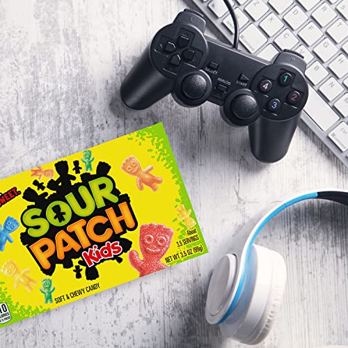 SOUR PATCH KIDS Soft & Chewy Candy, Christmas Candy Stocking Stuffers, 12 - 3.5 oz Boxes