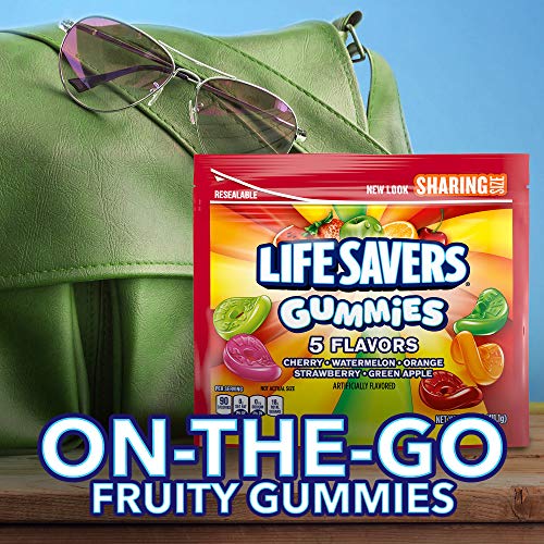 LIFE SAVERS Gummy Candy, 5 Flavors, Sharing Size, 14.5 oz Bag