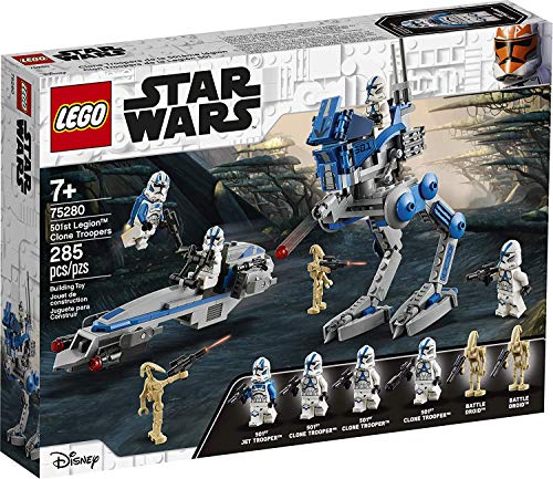 LEGO Star Wars 501st Legion Clone Troopers 75280 Building Kit, Cool Action Set for Creative Play and Awesome Building; Great Gift or Special Surprise for Kids (285 Pieces)