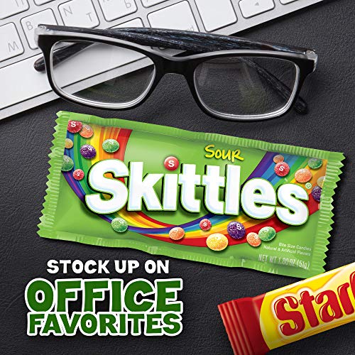 SKITTLES & STARBURST Candy Full Size Variety Mix 62.79-Ounce 30-Count Box