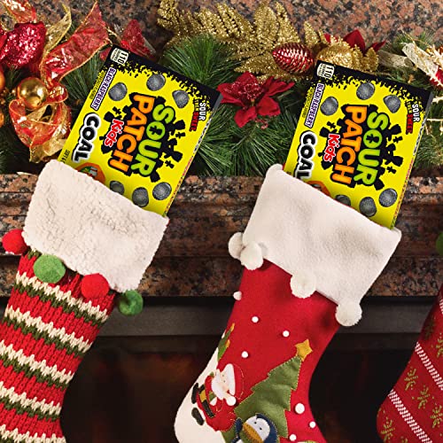 SOUR PATCH KIDS Coal Black Raspberry Soft & Chewy Holiday Candy, 12 - 3.1 oz Boxes