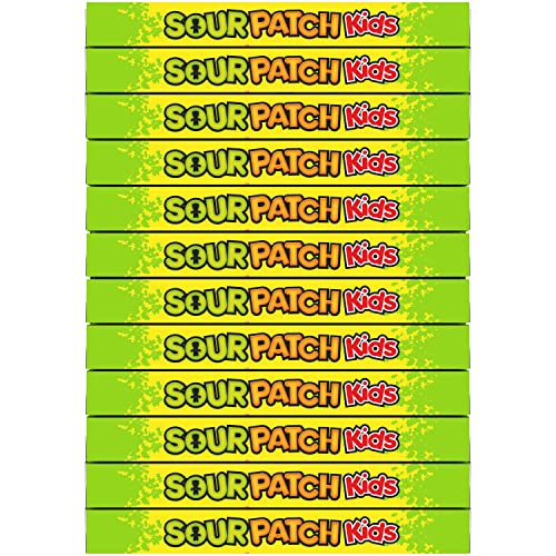 SOUR PATCH KIDS Soft & Chewy Candy, Christmas Candy Stocking Stuffers, 12 - 3.5 oz Boxes